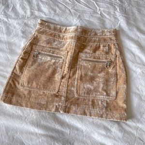 Free People Velvet Skirt